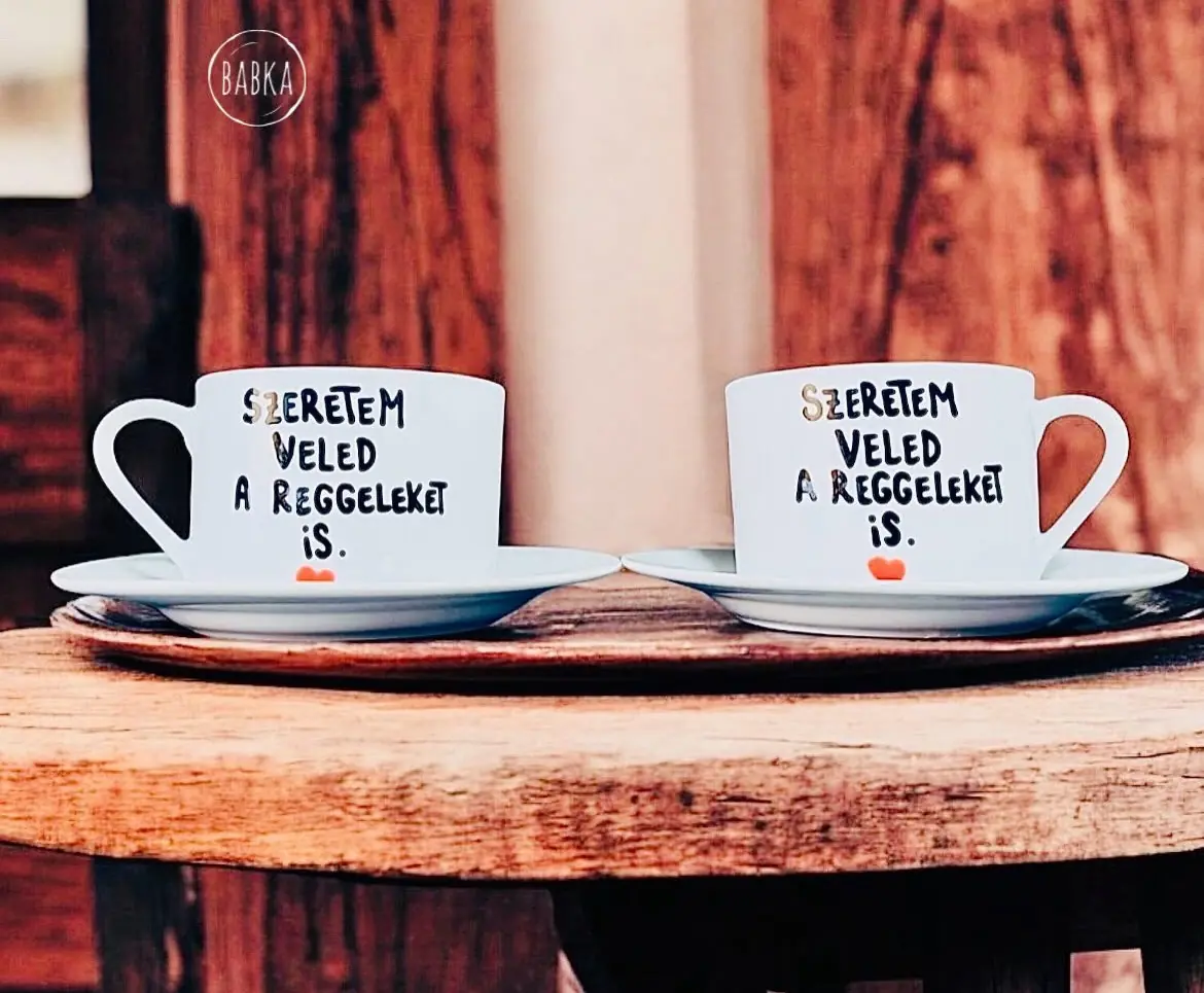 Szeretem veled a reggeleket is (páros csésze)