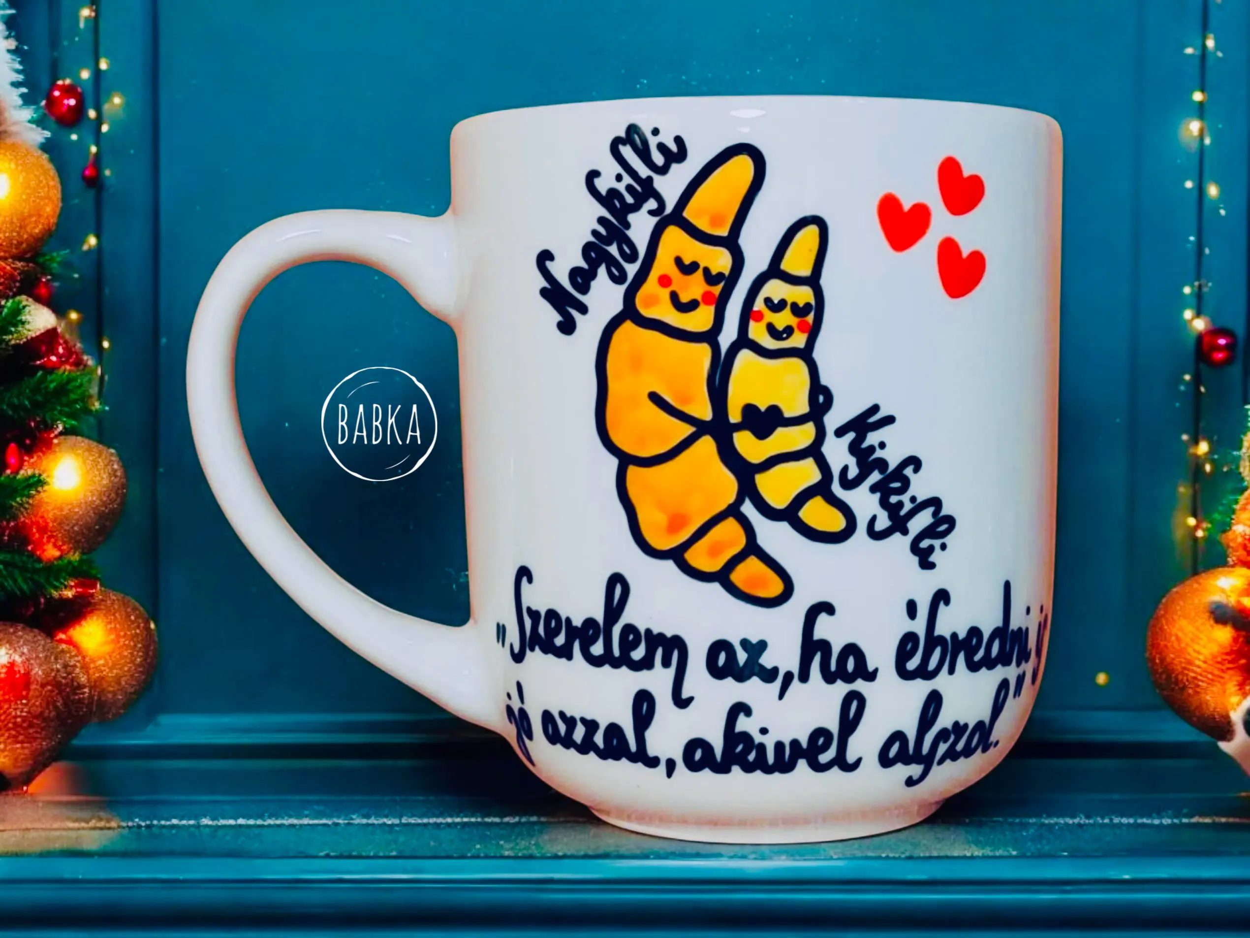 Kiskifli Nagykifli bögre