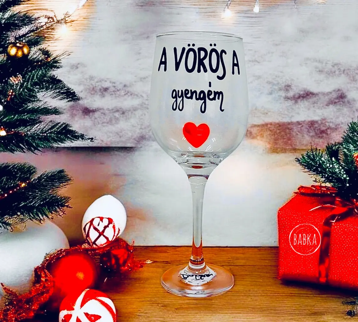 A vörös a gyengém (boros)