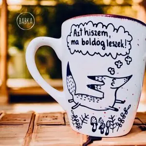 Azt hiszem, ma boldog leszek! bögre