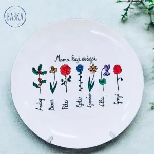 Mama kicsi virágai (személyre szabható)