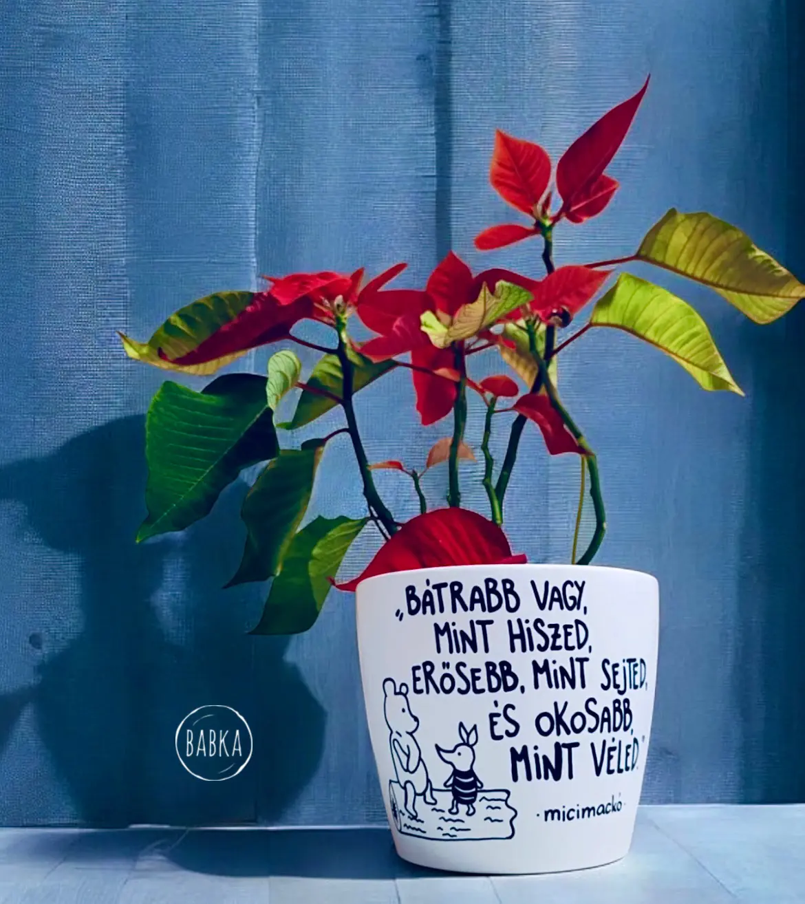 Micimackó (motivációs) kaspó