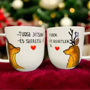 Szarvasok (páros bögre)