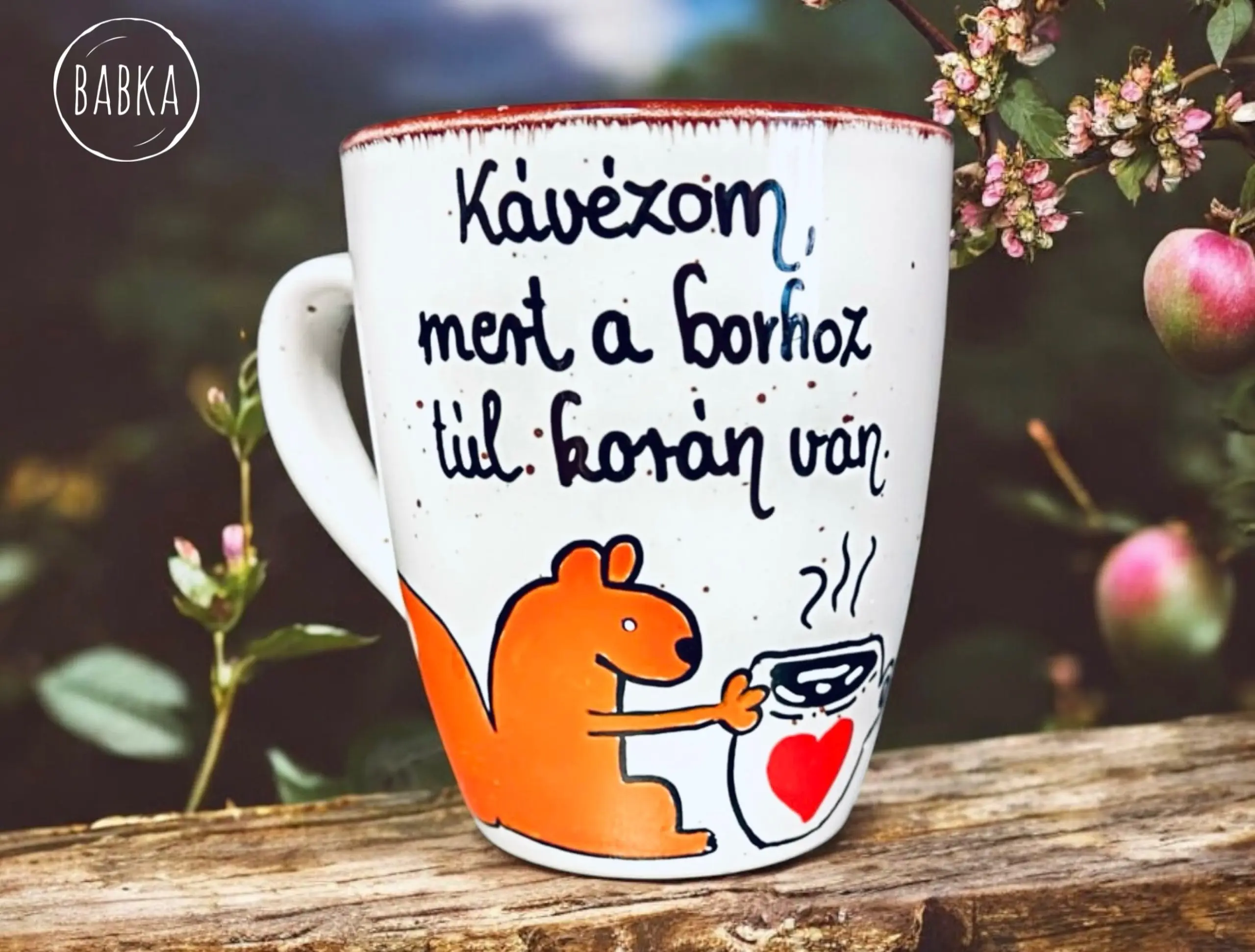 A borhoz túl korán van (bögre)
