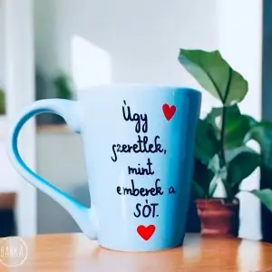 Népmese (bögre) (mint emberek a sót) - Sötétkék