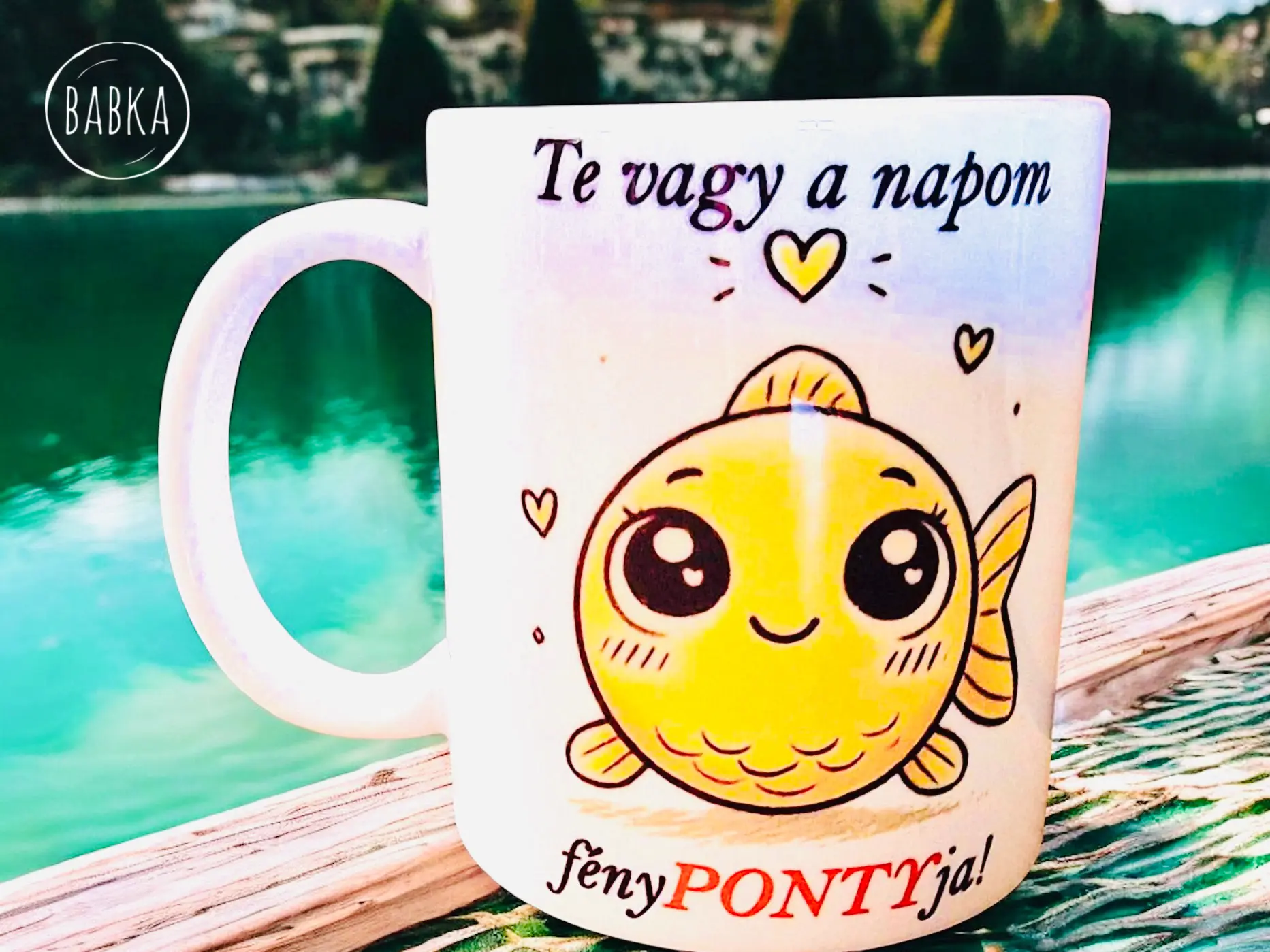 A napom fényPONTYja bögre