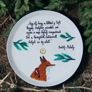 Úgy élj! (pogácsás tál) (Babits Mihály)