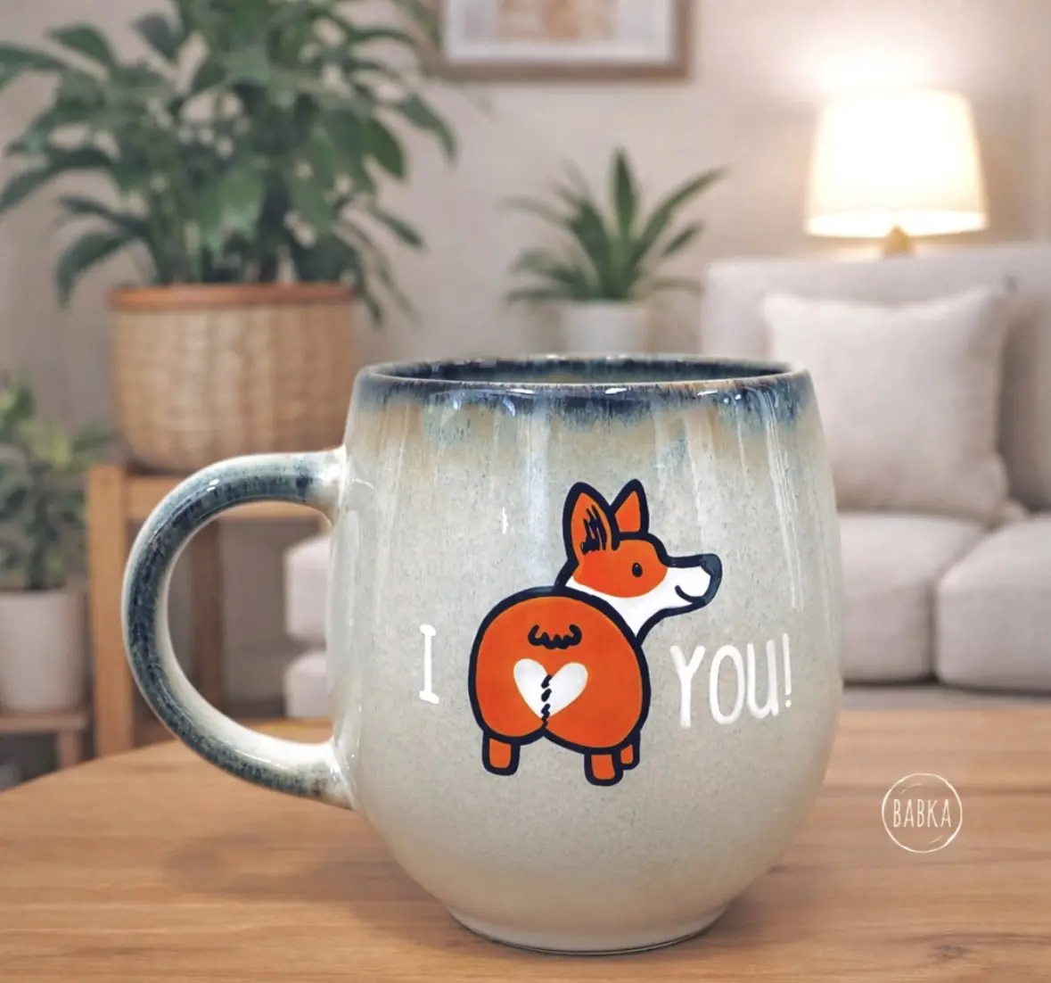 Corgi (szerelem) bögre