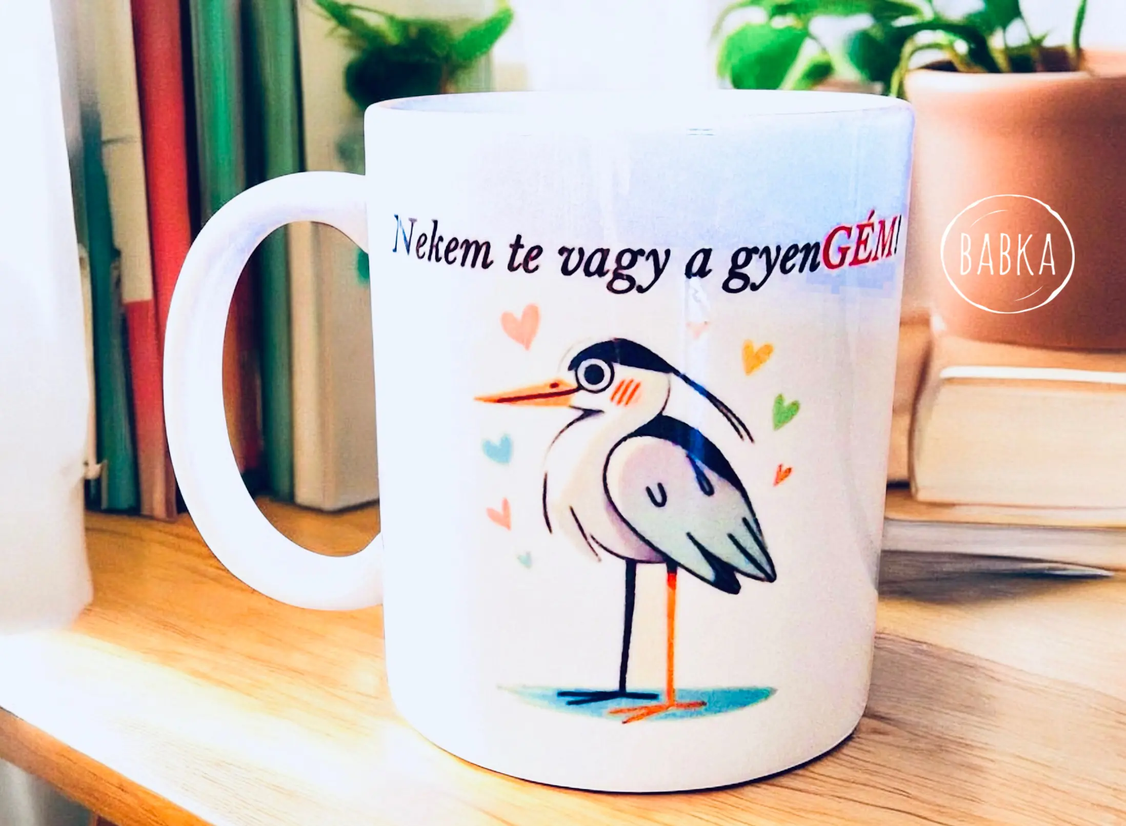 Te vagy a gyenGÉM bögre
