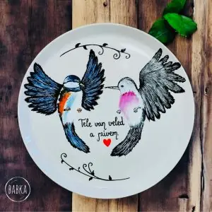 Tele van veled a szívem (tányér)