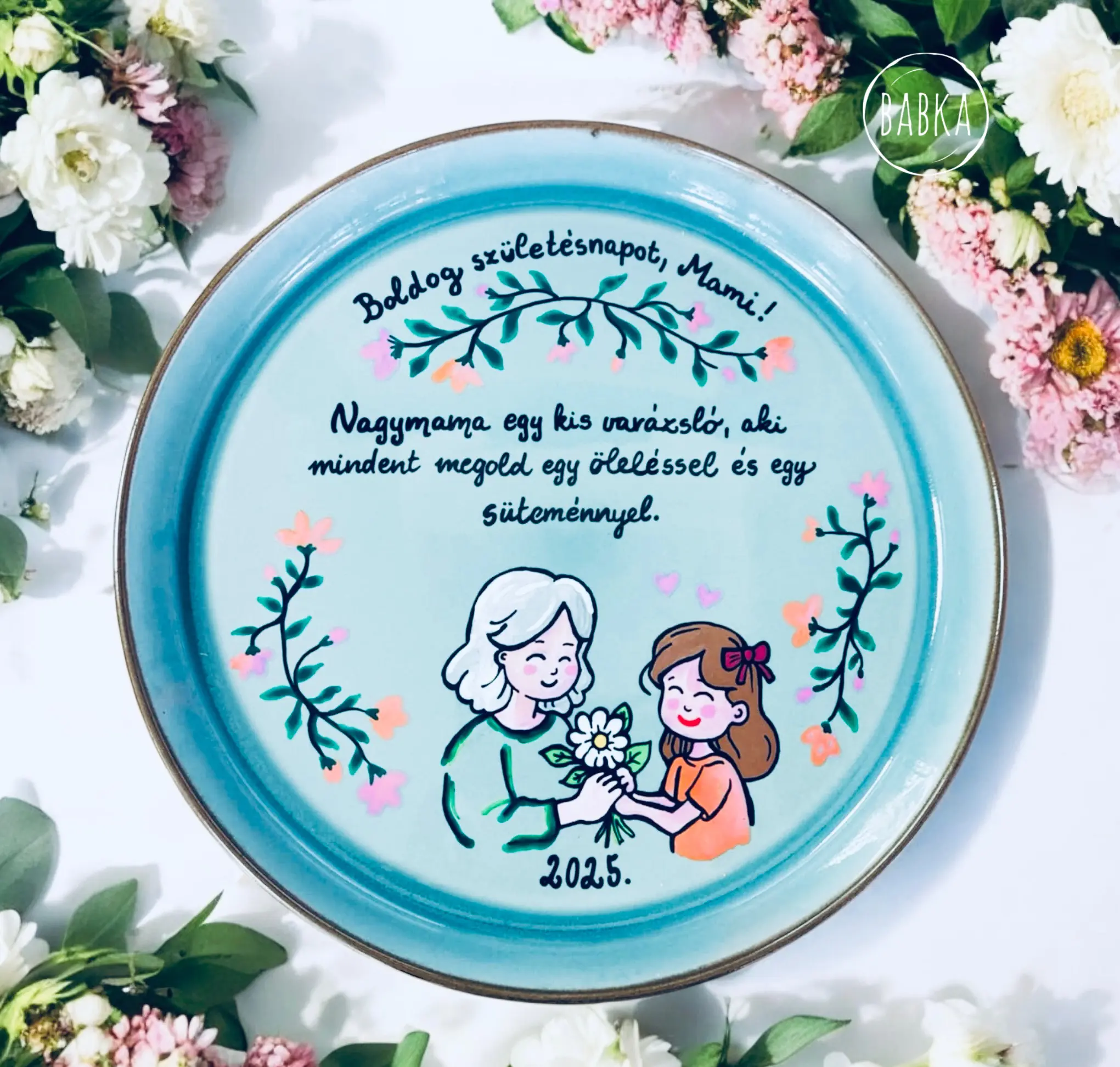 Mami tál (személyre szabható)