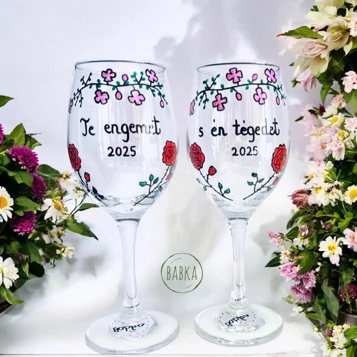 Páros boros (Te engemet s én tégedet) (a dátum személyre szabható)