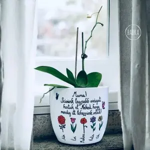 Mama kaspó (személyre szabható)