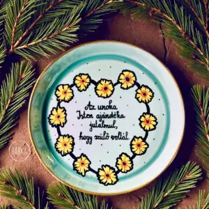 Nagyi tányér (Az unoka Isten ajándéka, jutalmul, hogy szülő voltál.) (limitált)