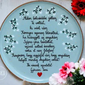Bölcsődei ballagási tányér  (személyre szabható)