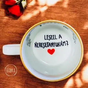 Keresztanya felkérő bögre