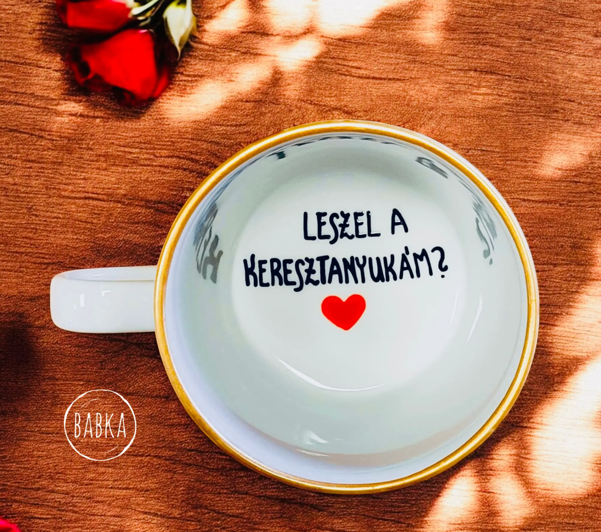 Keresztanya felkérő bögre