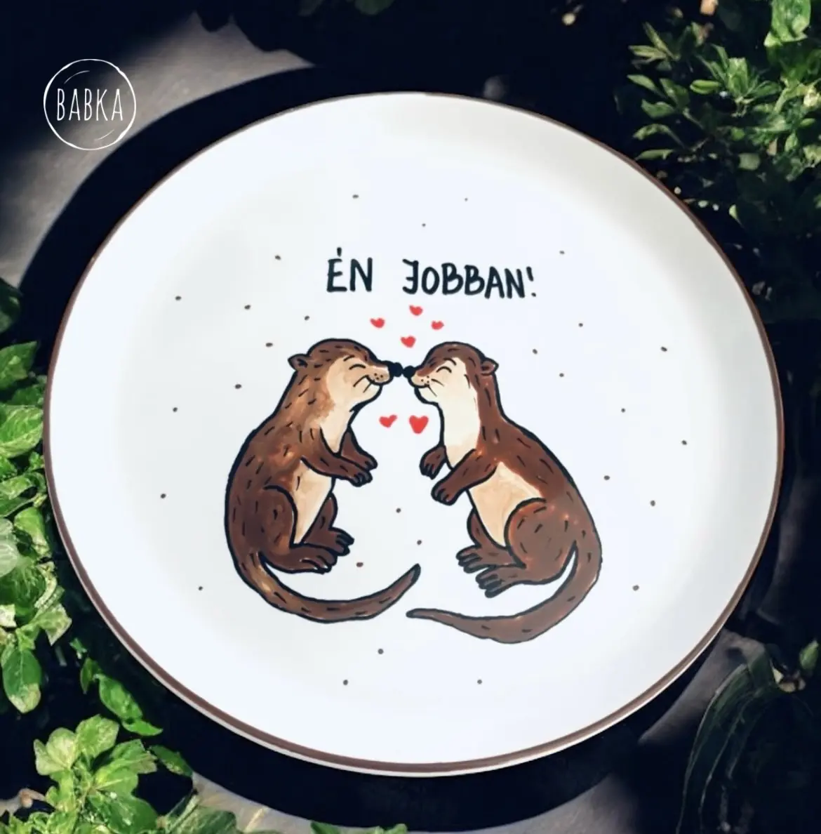 Vidraszerelem ( Én jobban!) - tányér