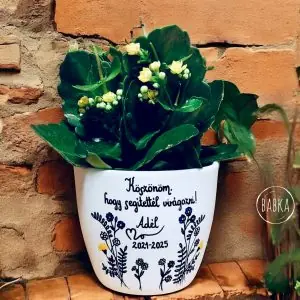 Ballagási kaspó (személyre szabható)