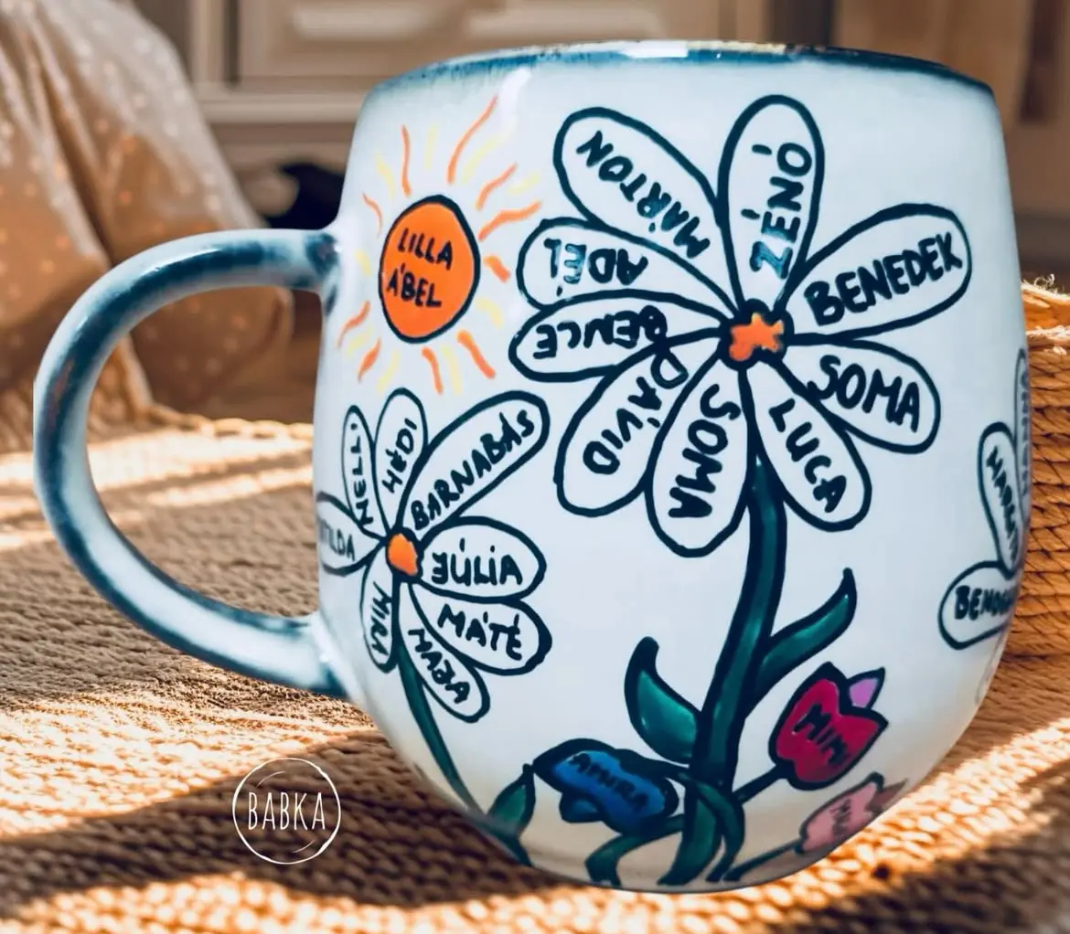 Ovis/bölcsi ballagási bögre  (személyre szabható)