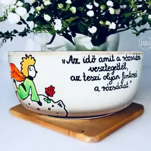 A kis herceg müzlis tálka