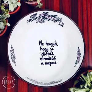 Ne hagyd! (kulcs vagy ékszertartó tálka)