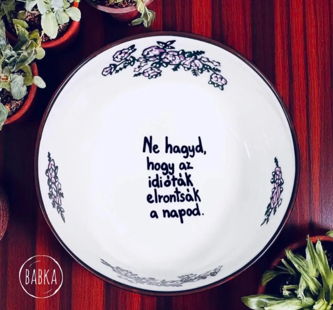 Ne hagyd! (kulcs vagy ékszertartó tálka)