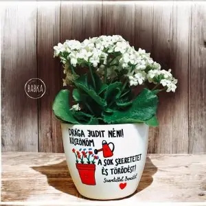 Ballagási kaspó (személyre szabható)