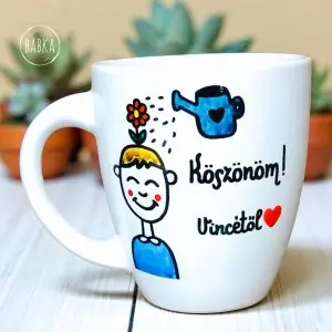 Ovis/bölcsis (búcsúzó) bögre (fiú) (személyre szabható)