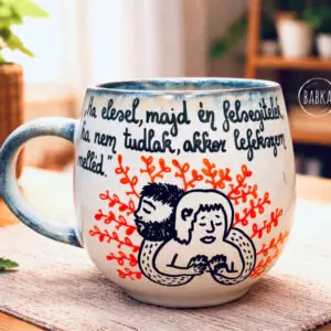 "Ha elesel, majd én felsegítelek..." (bögre)