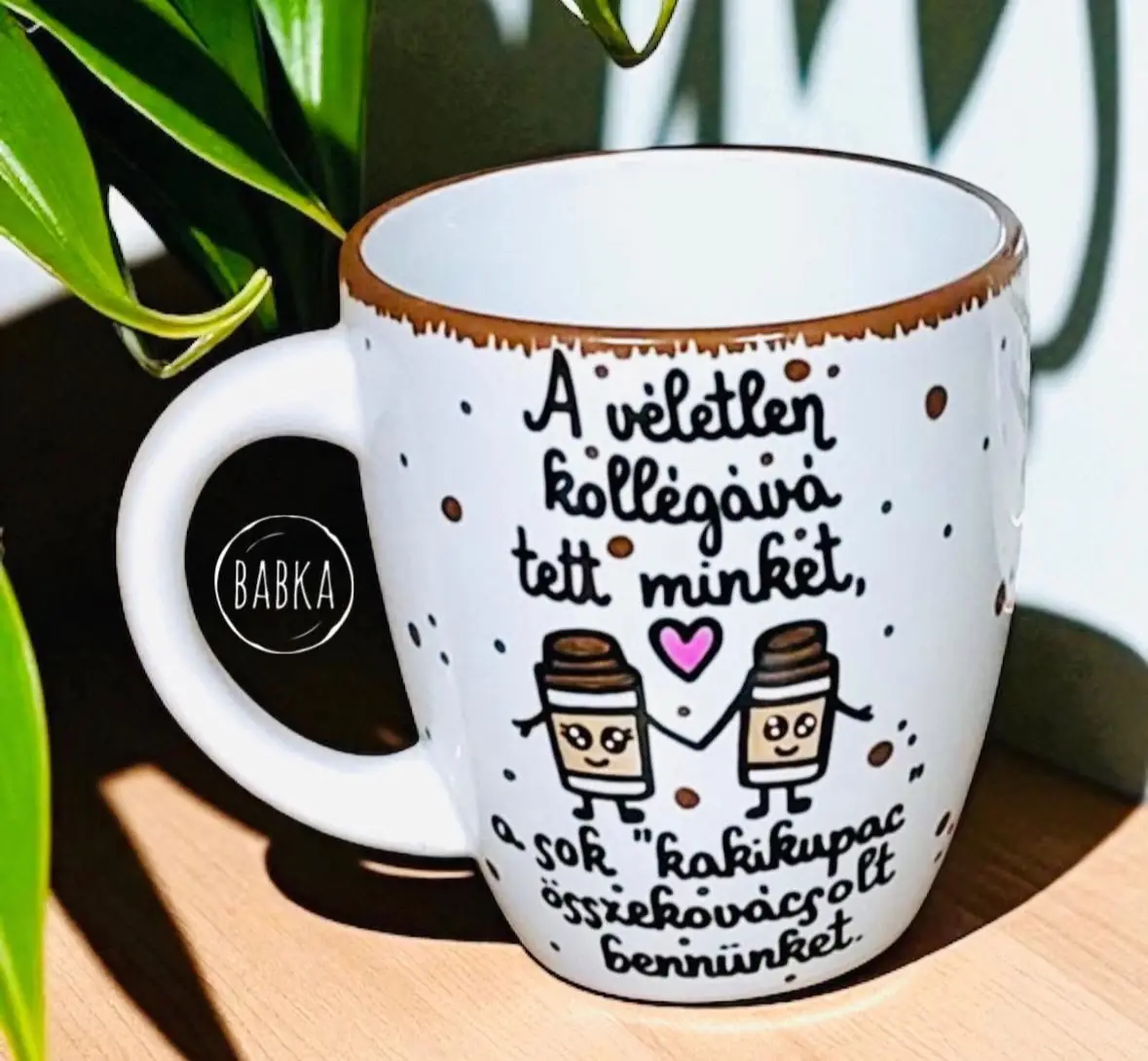 Munkahelyi barátság bögre (kakikupac)