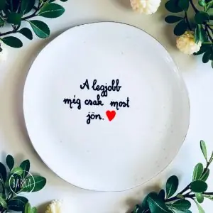 A legjobb még csak most jön (tányér) (desszertes)