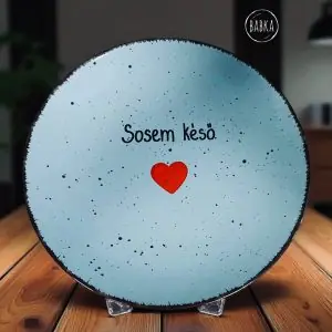 Sosem késő (tányér)