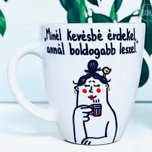 Minél kevésbé érdekel (bögre)