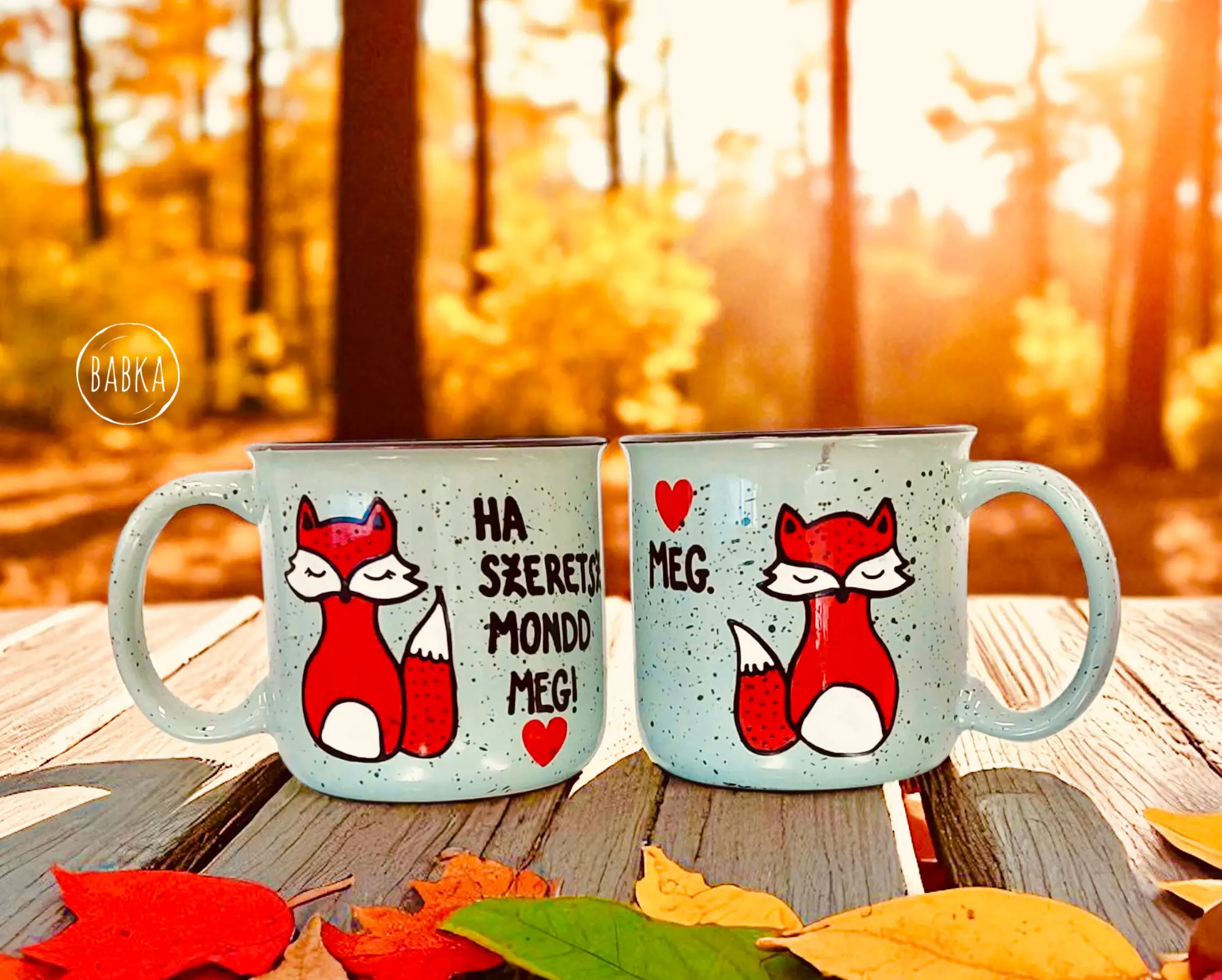 Rókák (páros bögre) (Ha szeretsz, mondd meg!)