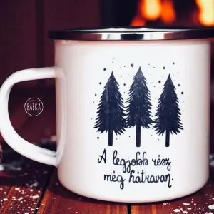 A legjobb rész még hátravan - bádogbögre  (limitált)