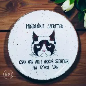 Mindenkit szeretek - tányér