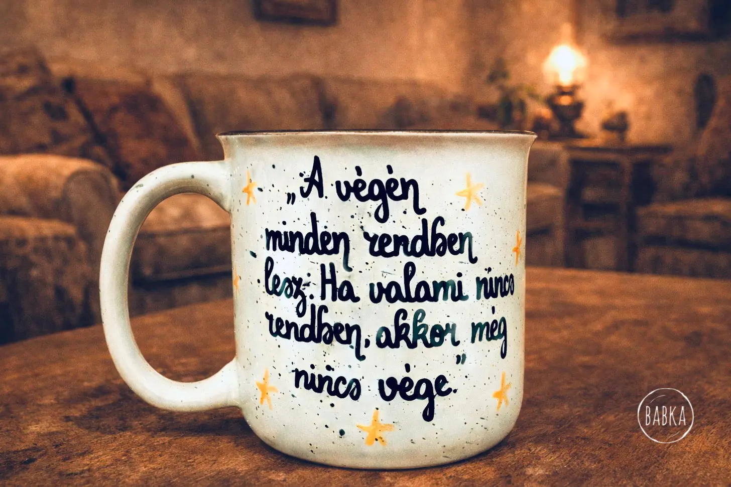 "Akkor még nincs vége" bögre