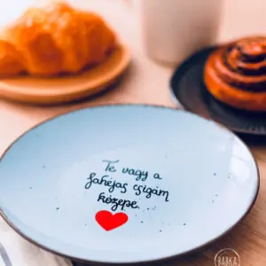 Fahéjas csigám - tányér