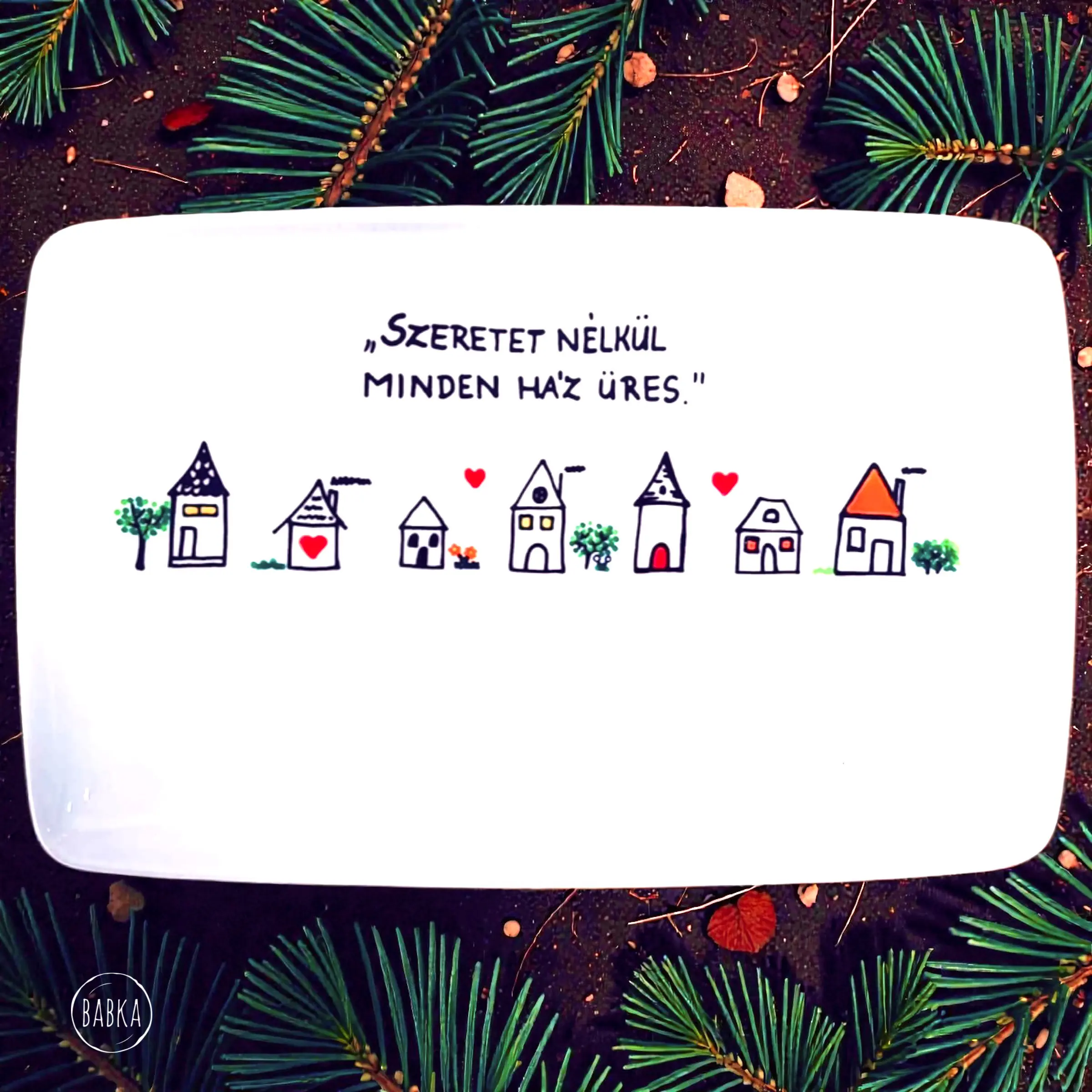 Seteményes tálca (Szeretet nélkül)