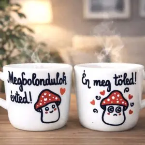 Megbolondulok érted (páros presszós csésze) (1dl)