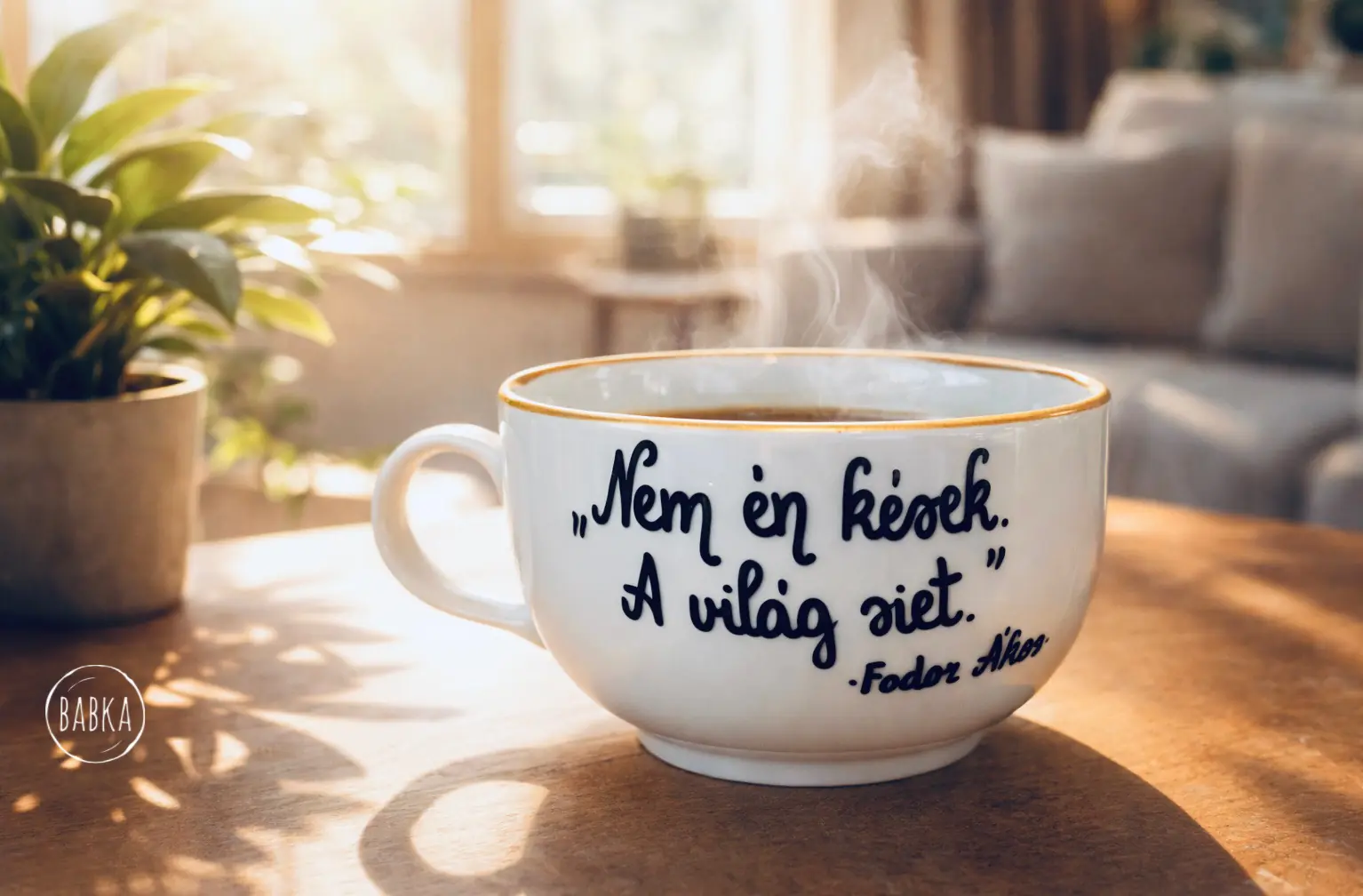 "Nem én kések." (csésze) (2,6dl)