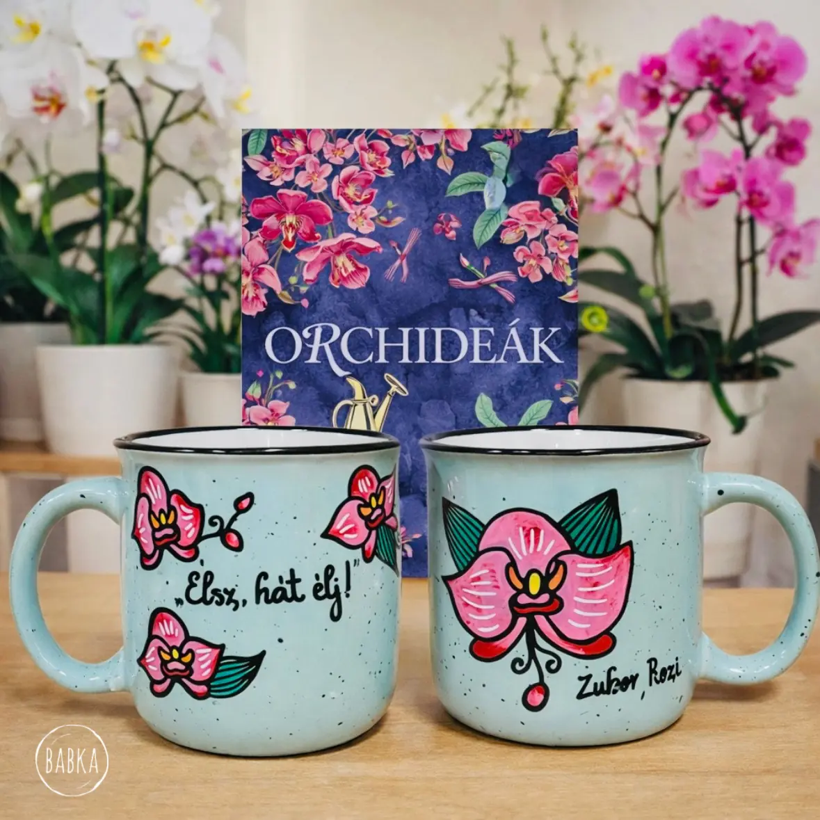 Orchideák (kétoldalas bögre) (Zubor Rozi) LIMITÁLT!