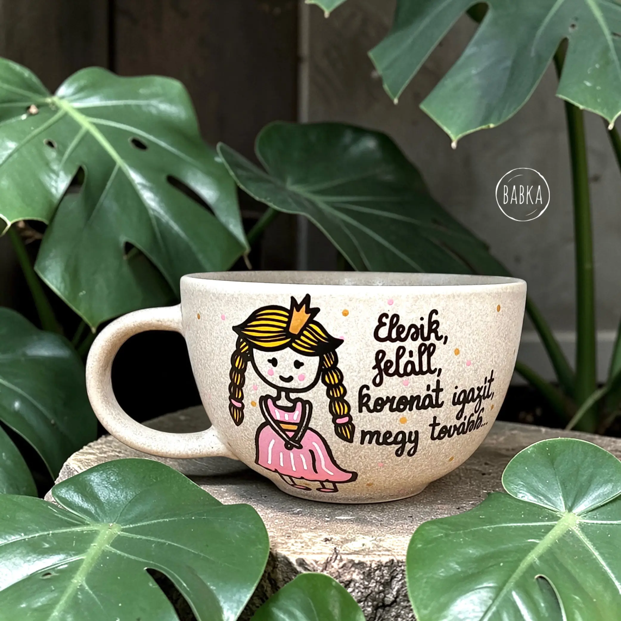 Motivációs csésze (királylány) (3,5dl) (limitált)