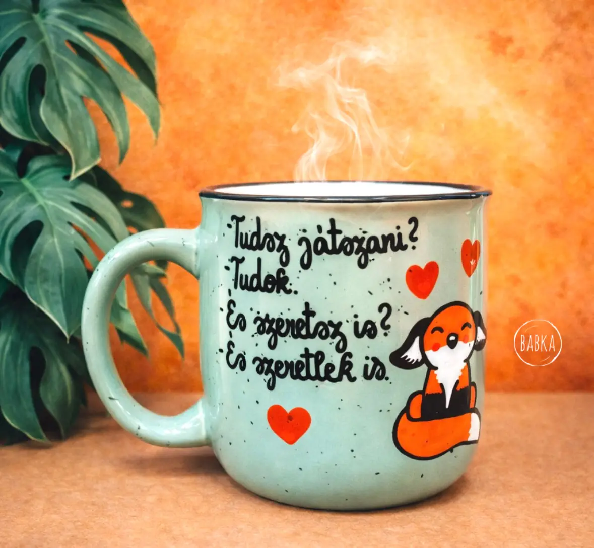 Tündérpárbeszéd (bögre) (Fodor Ákos)