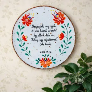 Házassági évfordulós tányér