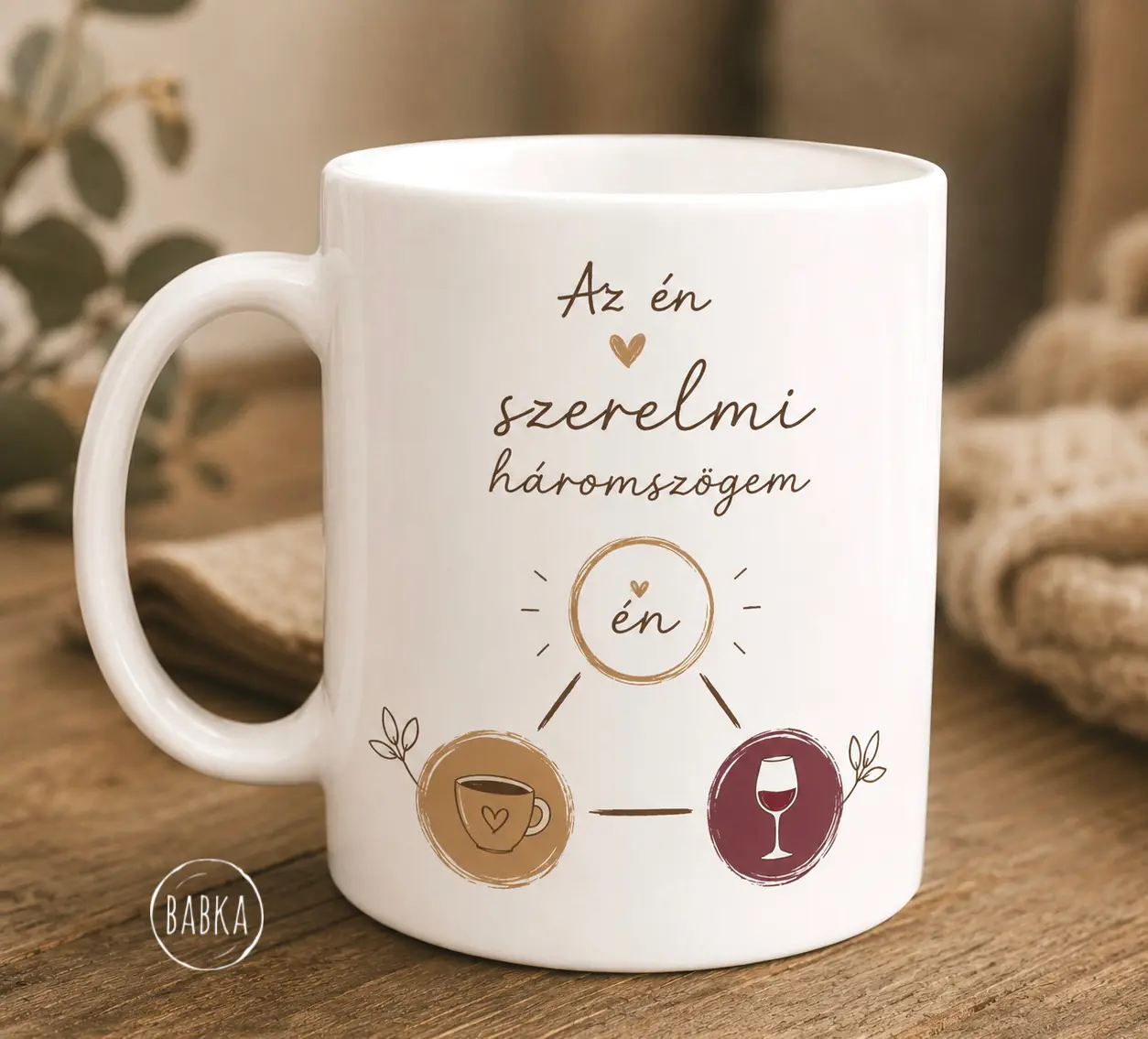 Szerelmi háromszög - Bögre