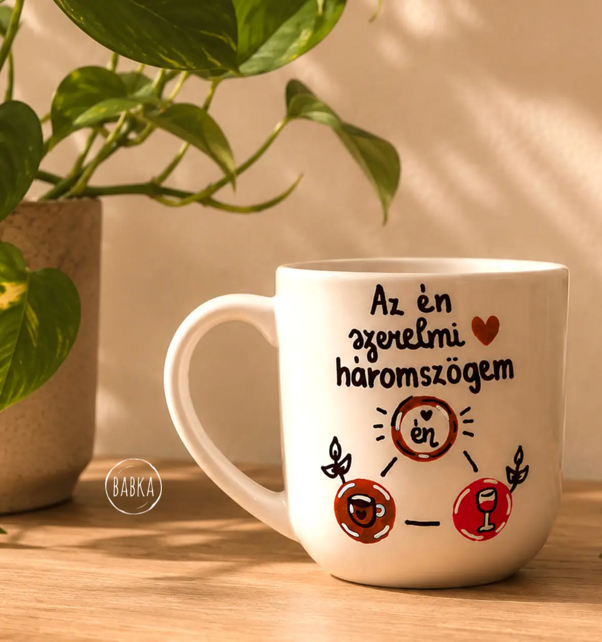 Szerelmi háromszög (bögre)